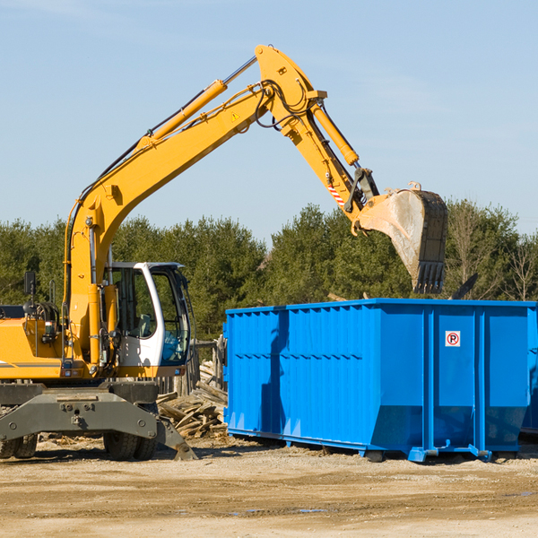 what are the rental fees for a residential dumpster in Como